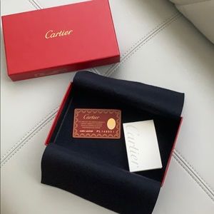 Original Cartier wallet box
